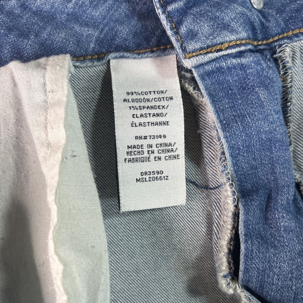 One 5 One Denim Jean Skirt Womens Ruffle Hem Blue Y2K Retro Boho Asymmetrical 3X - Picture 13 of 15
